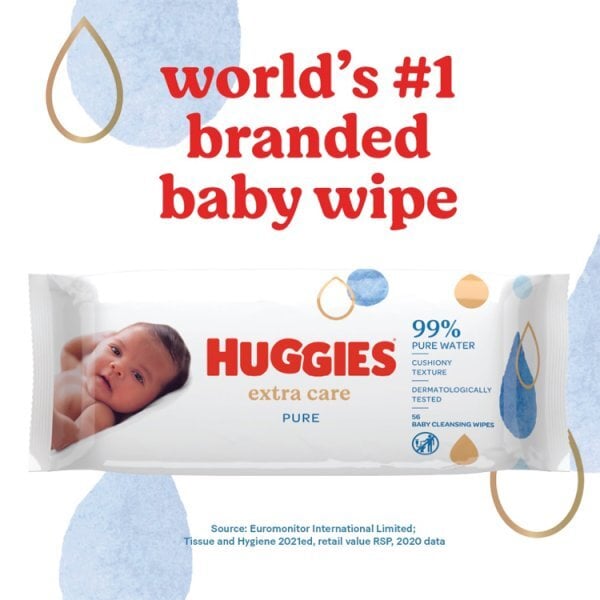 Huggies® Pure Extra Care 8 Pack