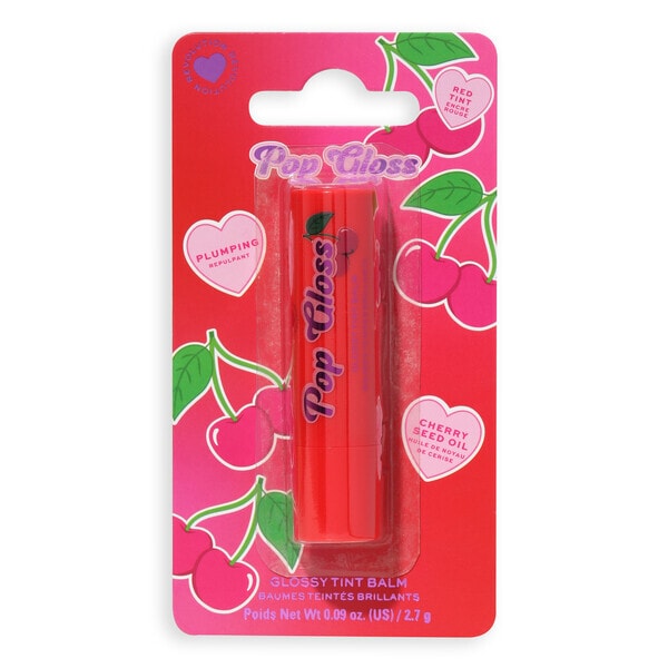 I Heart Revolution Pop Gloss Balm Cherry Red