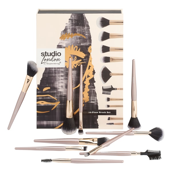 Superdrug Studio London 10 Piece Brush Vault Set
