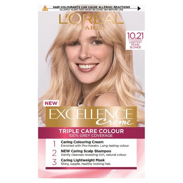 L'Oreal Excellence Crème 10.21 V Light Pearl Blonde Hair Dye