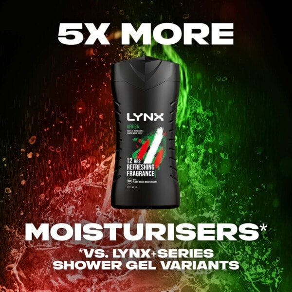 Lynx Bodywash Shower Gel Africa 225ml