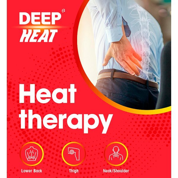 Deep Heat Pain Relief Back Patch 2s