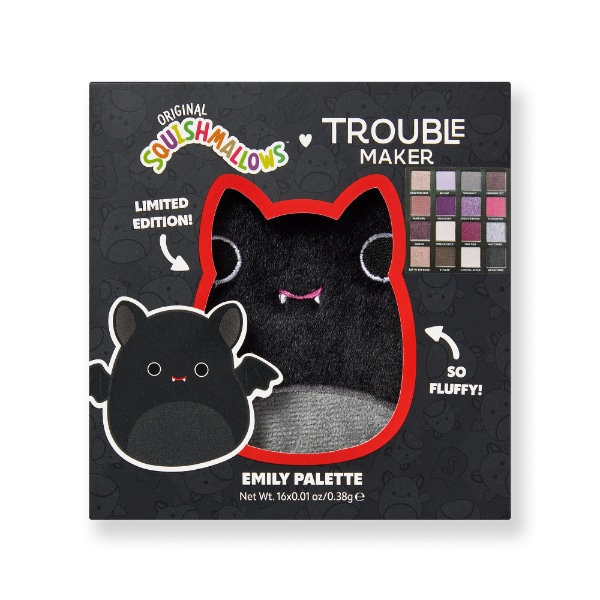 Trouble Maker x Squishmallows Emily the Bat Fluffy Smokey Palette