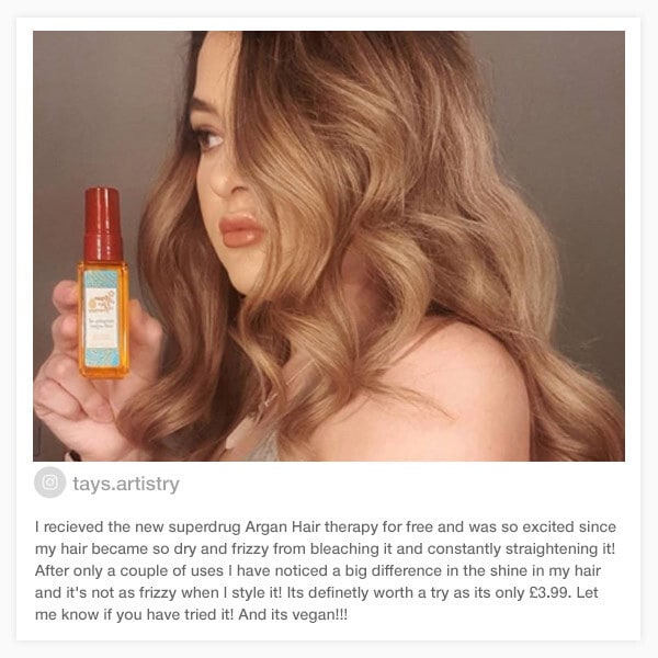 Superdrug Argan Hair Therapy Moroccan Argan Hair Oil