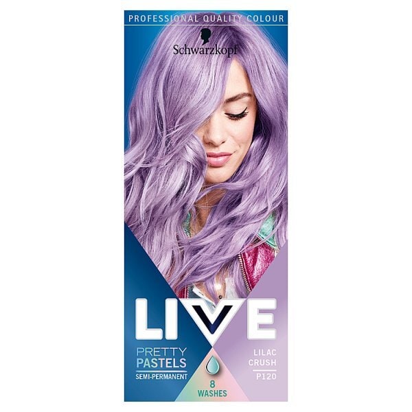 LIVE PrettyPastels Semi-permanent Purple Hair Dye LilacCrush