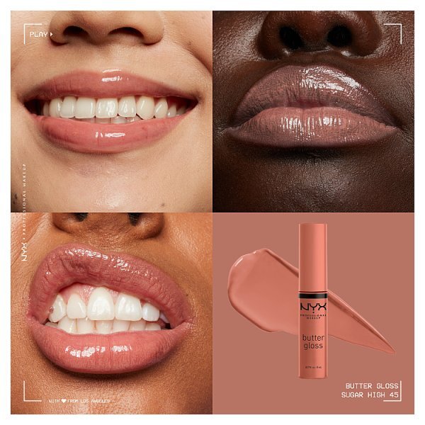 NYX Professional Makeup Butter Lip Gloss - Sugar High