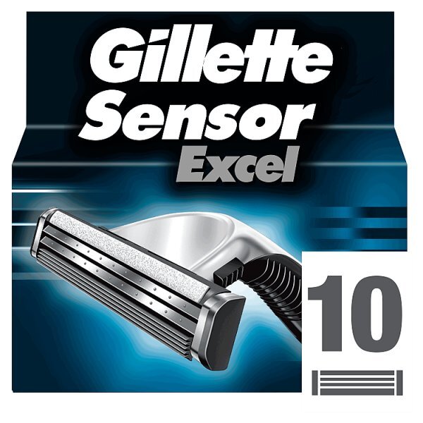 DNR Gillette Sensor Excel Razor Blades x10