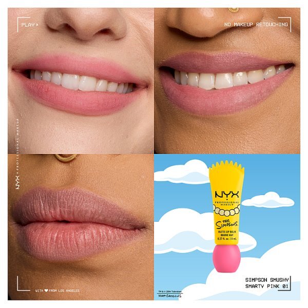 NYX Professional Makeup X The Simpsons Smushy Lip Balm Smarty Pink