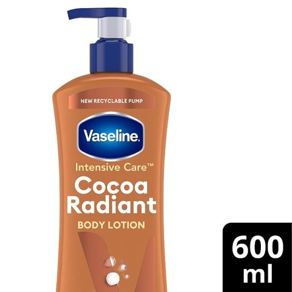 Vaseline Cocoa Radiant Body Lotion with Pump 600ml