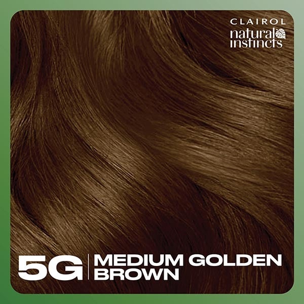 Clairol Natural Instincts Hair Dye 5G Medium Golden Brown