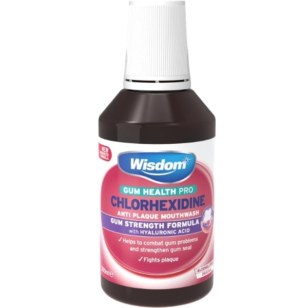 Wisdom Gum Health Chlorhexidine Alcohol Free Original 300Ml