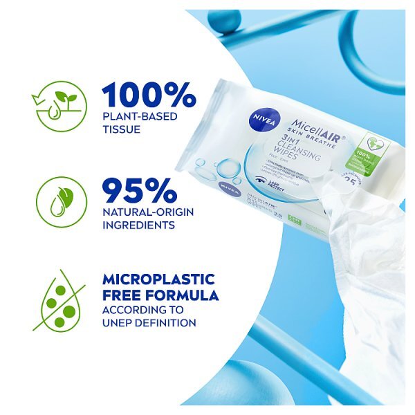 Nivea Micellar Cleansing Wipes for All Skin Types 25 Wipes