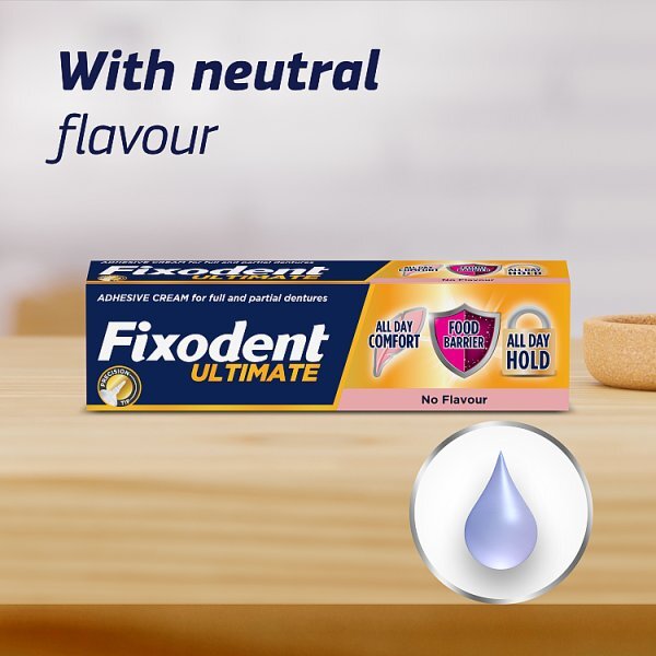 Fixodent Ultimate Flavour Free 40g