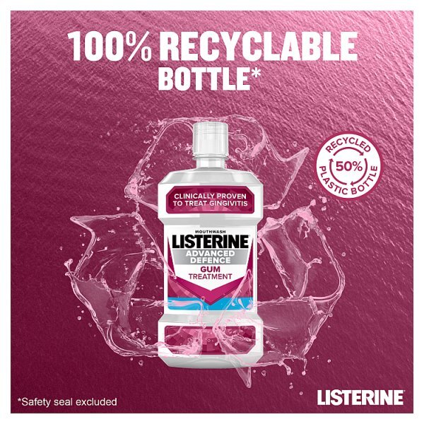 Listerine Advanced Defence Gum Treatment Mouthwash 500ml