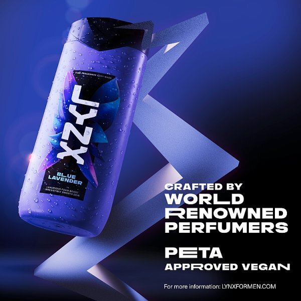 Lynx Fine Fragrance Collection Blue Lavender Premium Body Wash 400 ml