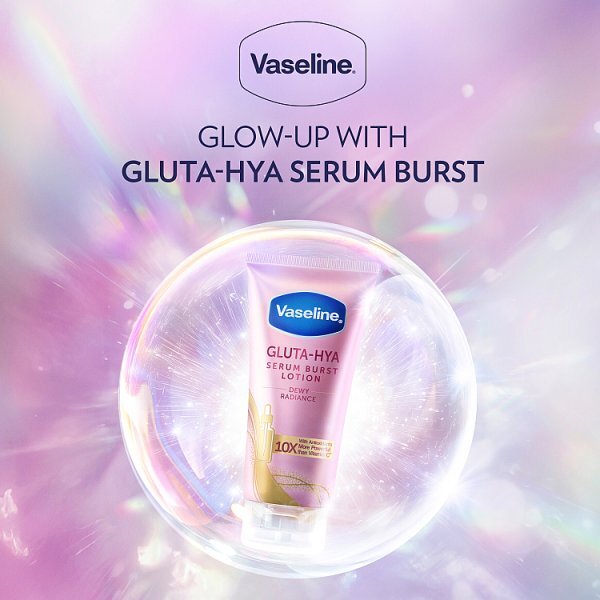 Vaseline Gluta-Hya Dewy Radiance Serum Burst Lotion 200 ml