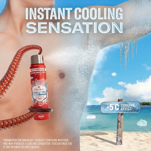Old Spice High Endurance Antiperspirant Aerosol Cold 150Ml