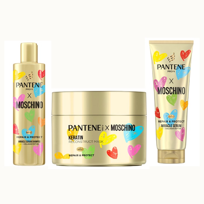 <p style="font-size: 1.6rem;font-weight: 600;padding: 0 1.5rem;text-transform: none;line-height: 1.4;min-height: 70px;margin: 0;">New designer haircare collection introducing Pantene x Moschino, only at Superdrug</p>