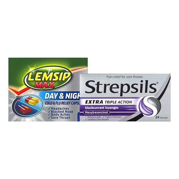 Lemsip Day & Night and Strepsils Bundle