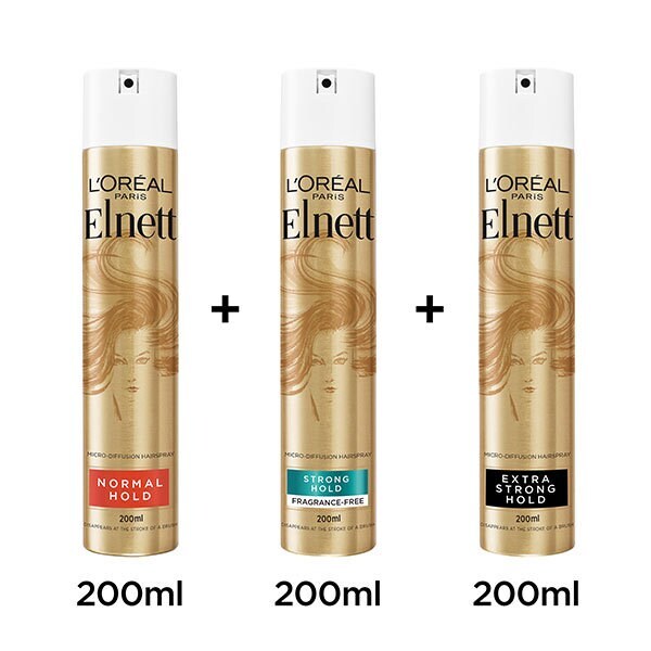 L'Oreal Paris Elnett Hairspray Collection Bundle