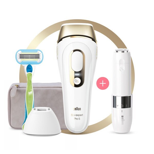 Braun Face, Legs & Body – Smooth All Around with IPL & Face Bundle 