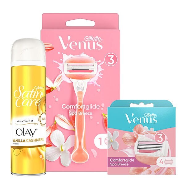 Venus Spa Breeze Razor Starter Pack Bundle