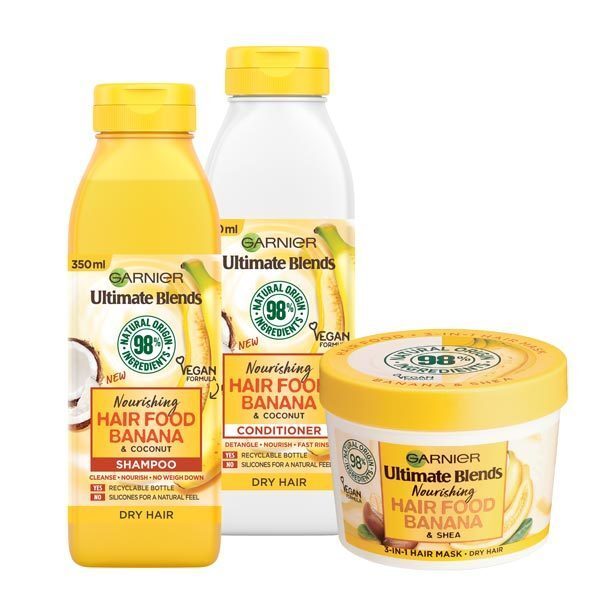 Garnier Ultimate Blends Hair Food Banana Bundle