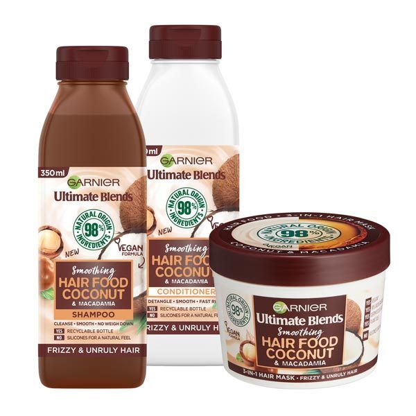 Garnier Ultimate Blends Hair Food Coconut Bundle