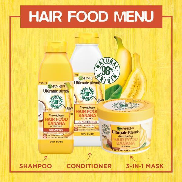 Garnier Ultimate Blends Hair Food Banana Mask Duo Bundle