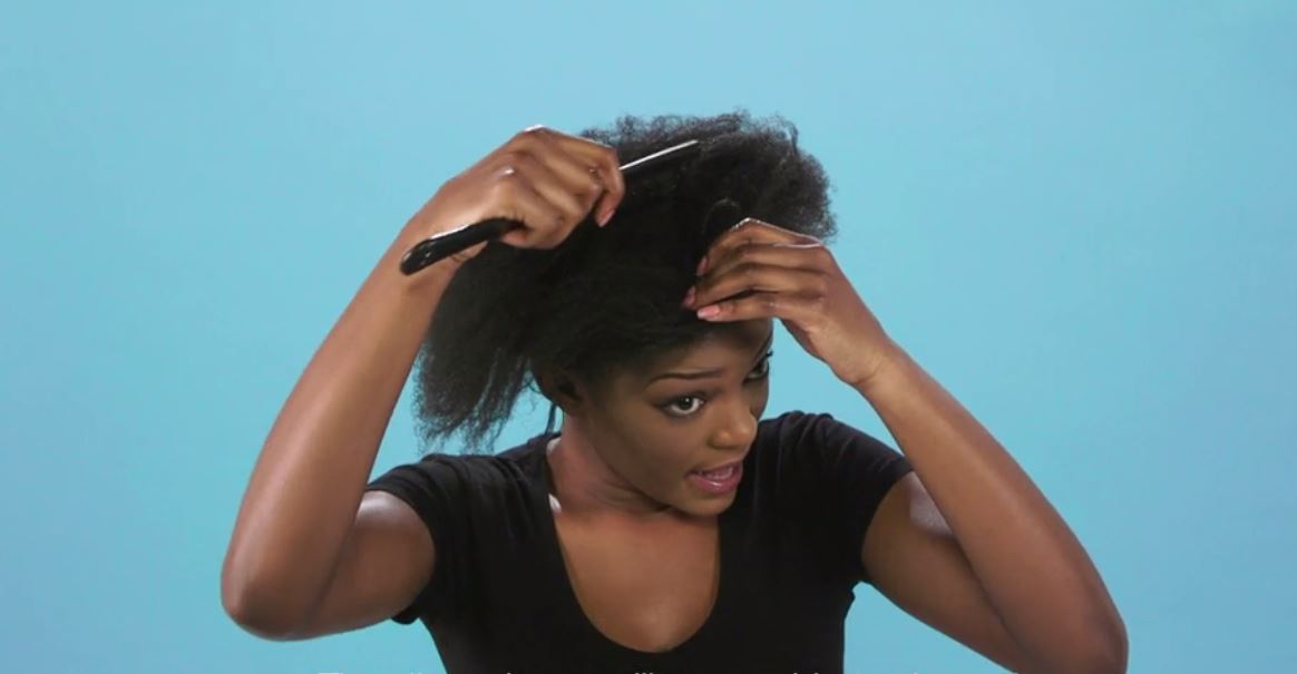 How to Get a Sleek Bun On Black Natural Hair