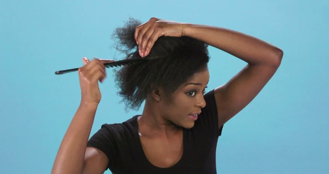 How to Get a Sleek Bun On Black Natural Hair