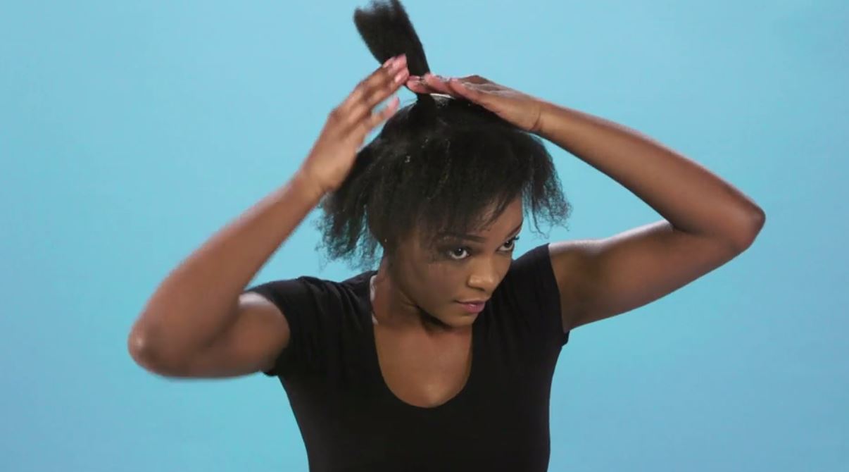 How to Get a Sleek Bun On Black Natural Hair