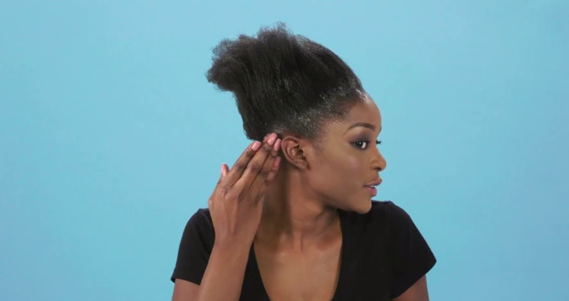 How to Get a Sleek Bun On Black Natural Hair