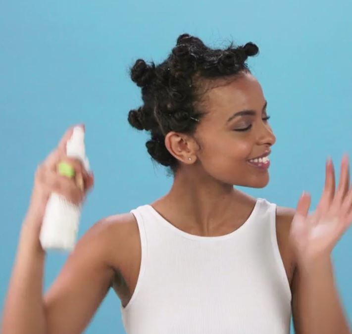 How to Get Bouncy Curls with Bantu Knots