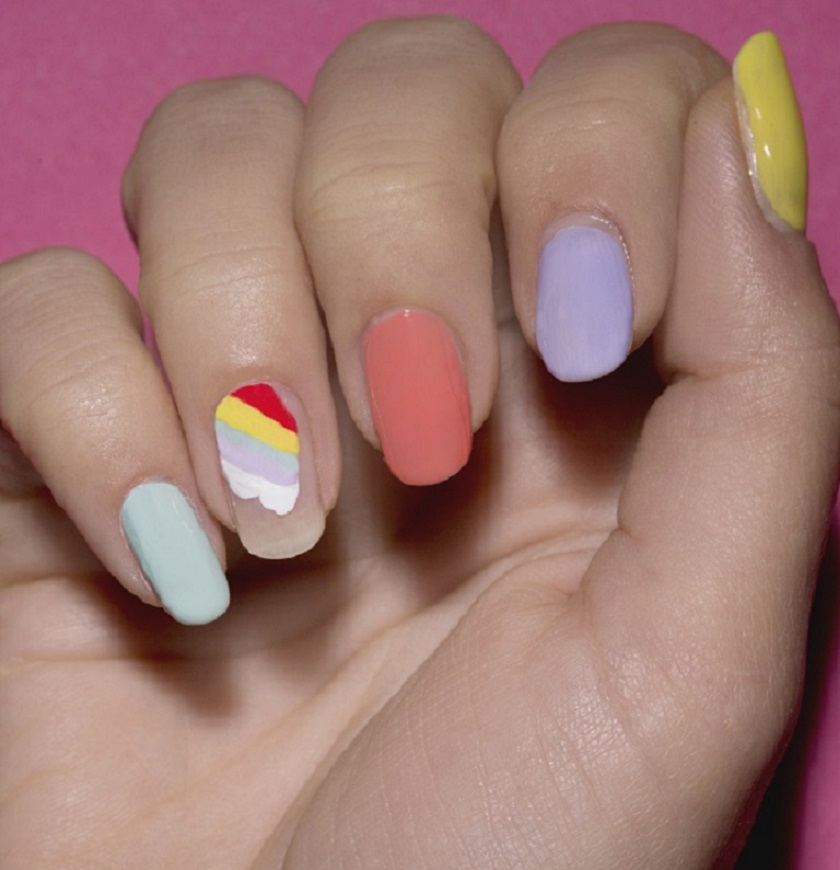 Rainbow Nails final image