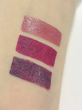 3 Revlon Superlustrous Swatches on skin