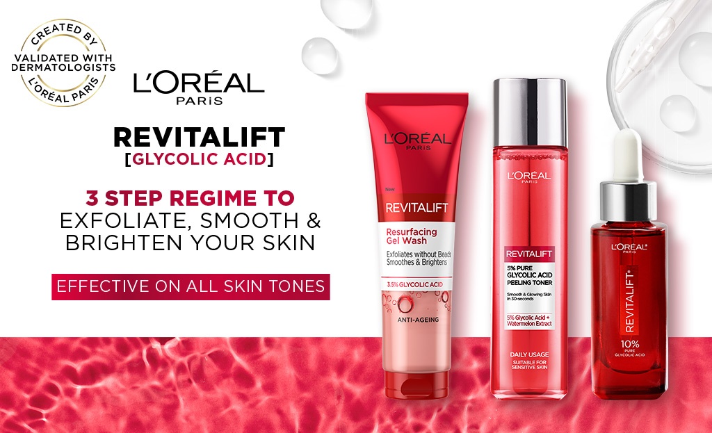 L’Oréal Paris Revitalift Glycolic Range