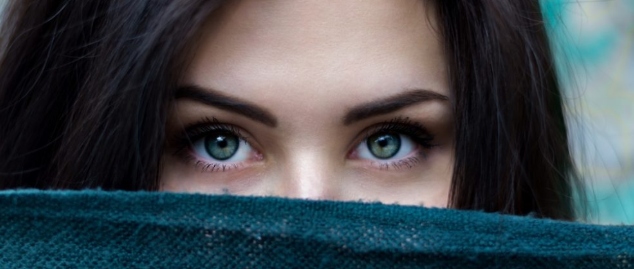 Close up of female eyes