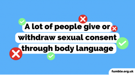 Sexual consent through body language