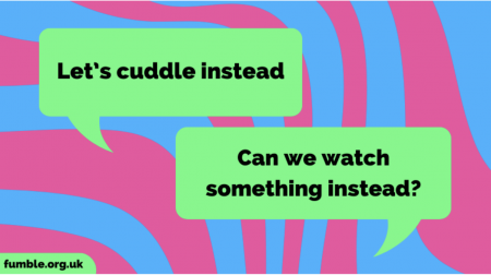 Let's cuddle instead