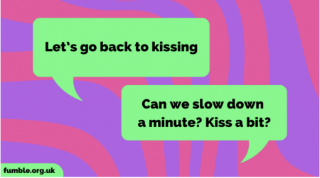 Let's go back to kissing