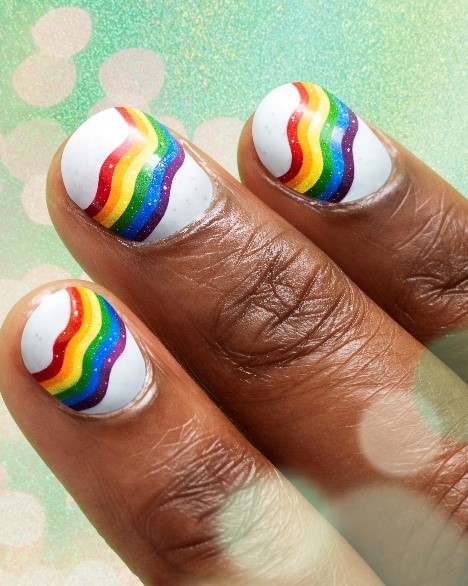 Sally Hansen Rainbow Nail Art