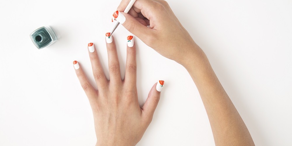 Halloween Pumpkin Nails 5