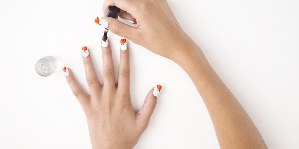 Halloween Pumpkin Nails 7