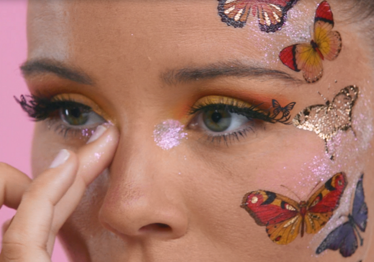 Halloween Butterfly makeup 7