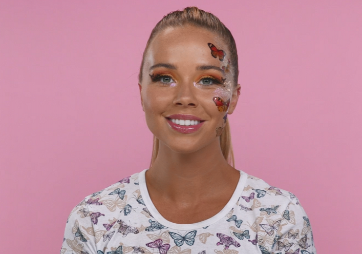 Halloween Butterfly makeup 8