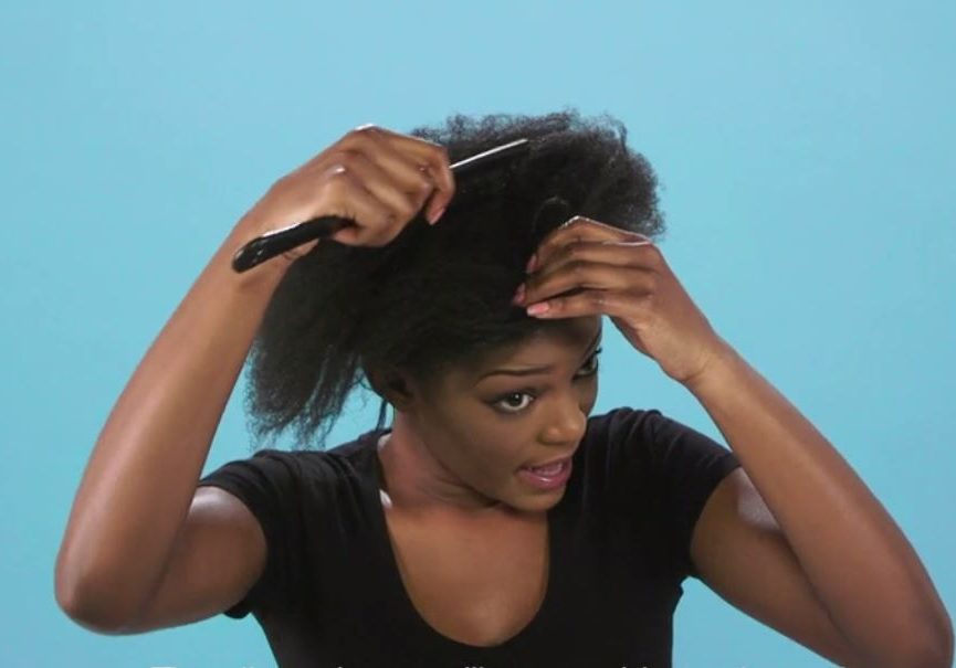 How to Get a Sleek Bun On Black Natural Hair