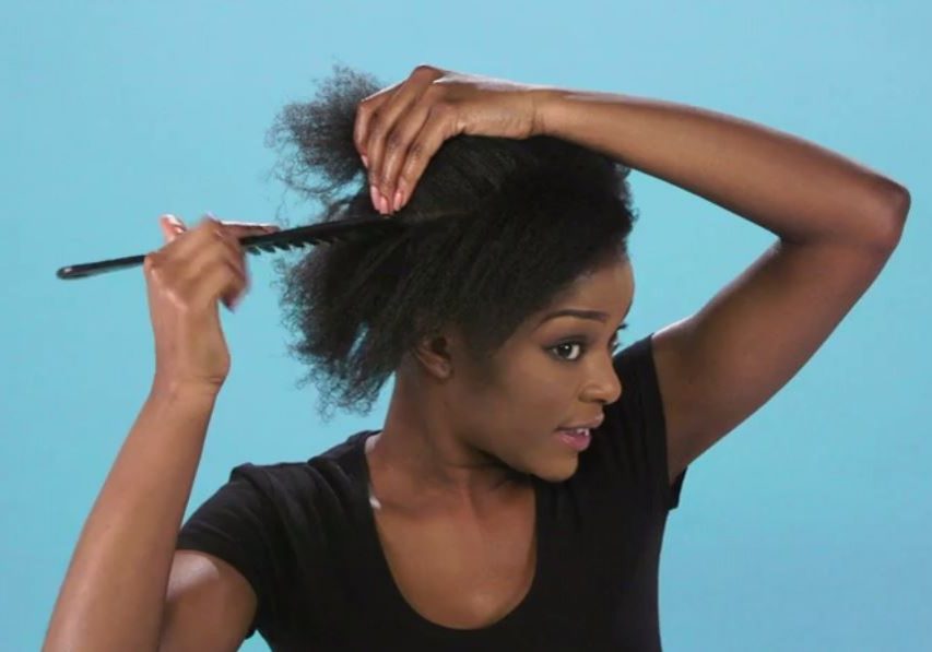 How to Get a Sleek Bun On Black Natural Hair