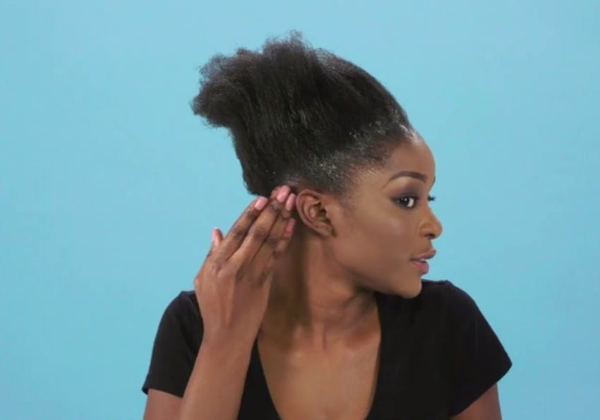 How to Get a Sleek Bun On Black Natural Hair