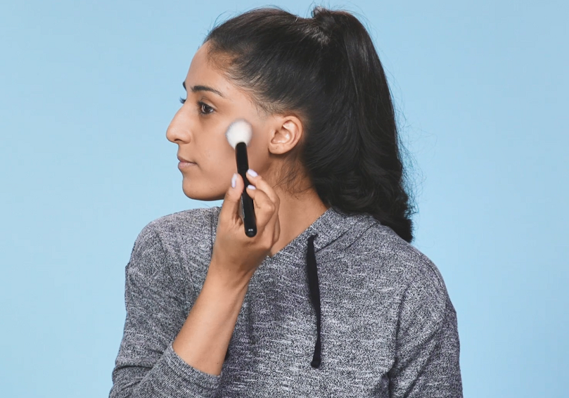 Sweat proof gym makeup step 5